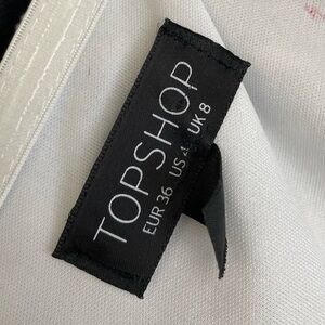 Topshop strapless dress